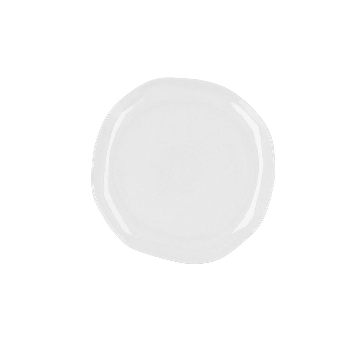 Assiette plate Ariane Earth Céramique Blanc 25 cm (6 Unités)