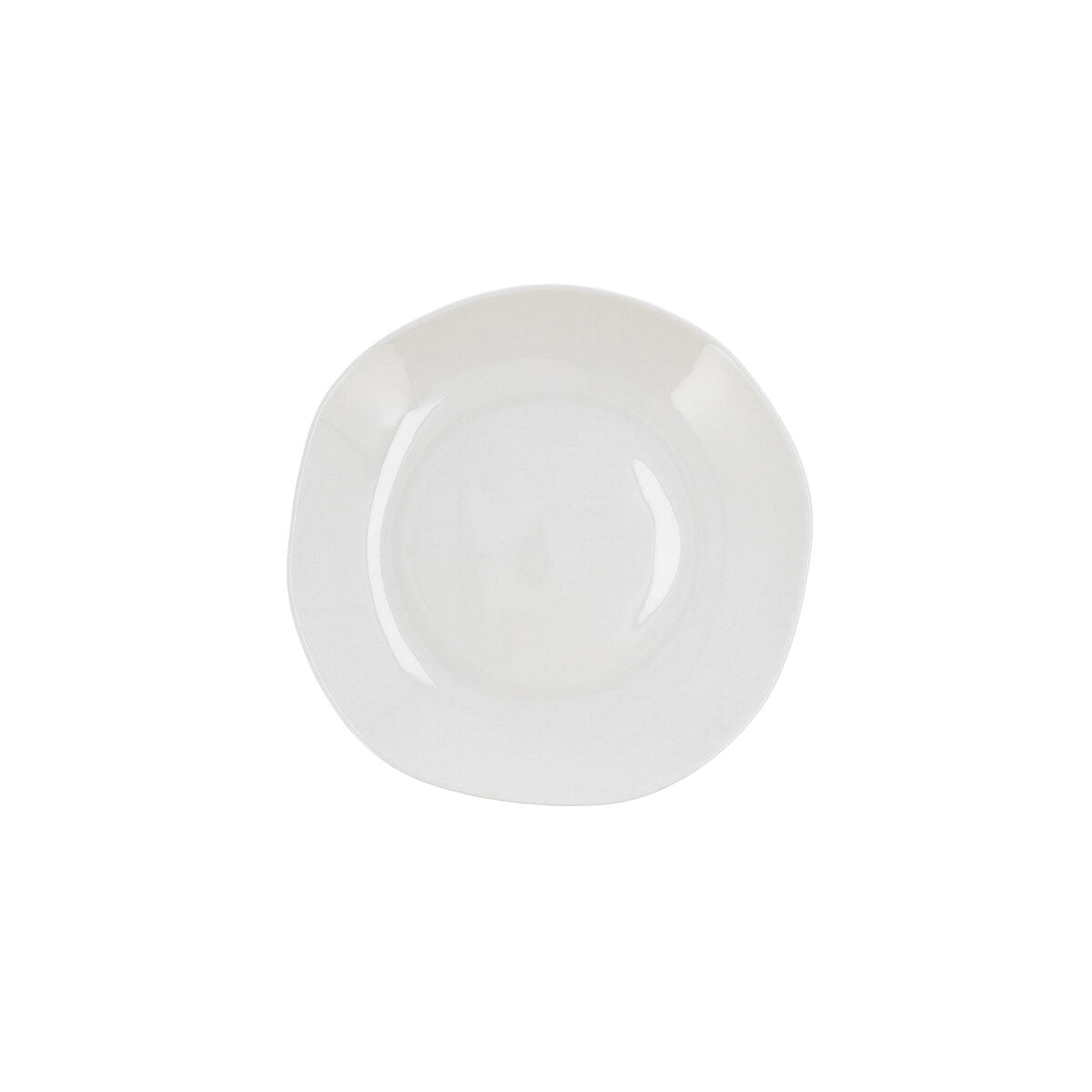 Deep Plate Ariane Earth Ceramic White 23 cm (6 Units)