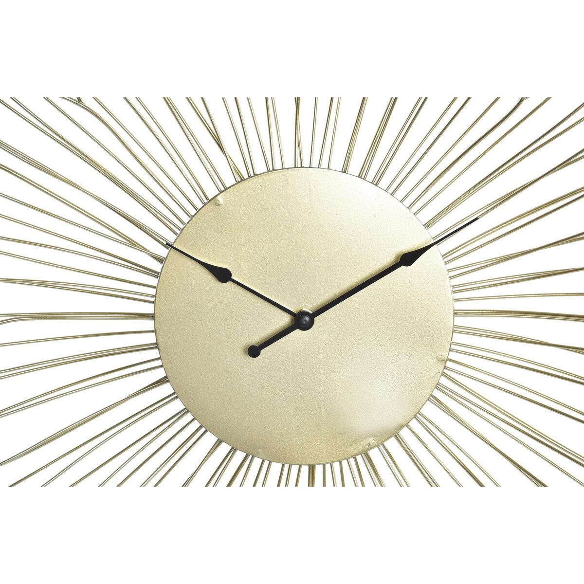 Horloge Murale DKD Home Decor Fleur Doré Métal (57 x 4 x 57 cm)