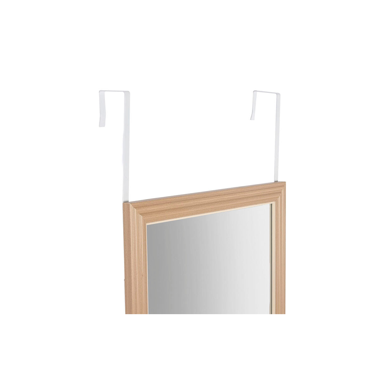 Miroir mural Home ESPRIT Blanc Marron Beige Gris Verre polystyrène 35 x 2 x 125 cm (4 Unités)