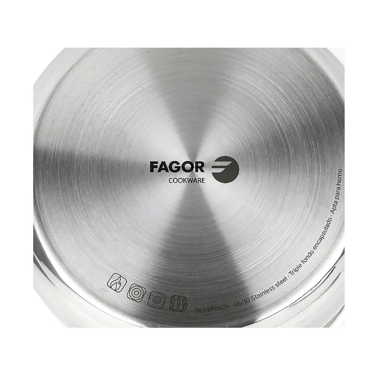 Kookpot FAGOR Roestvrij staal 18/10 Verchroomd (Ø 20 cm)