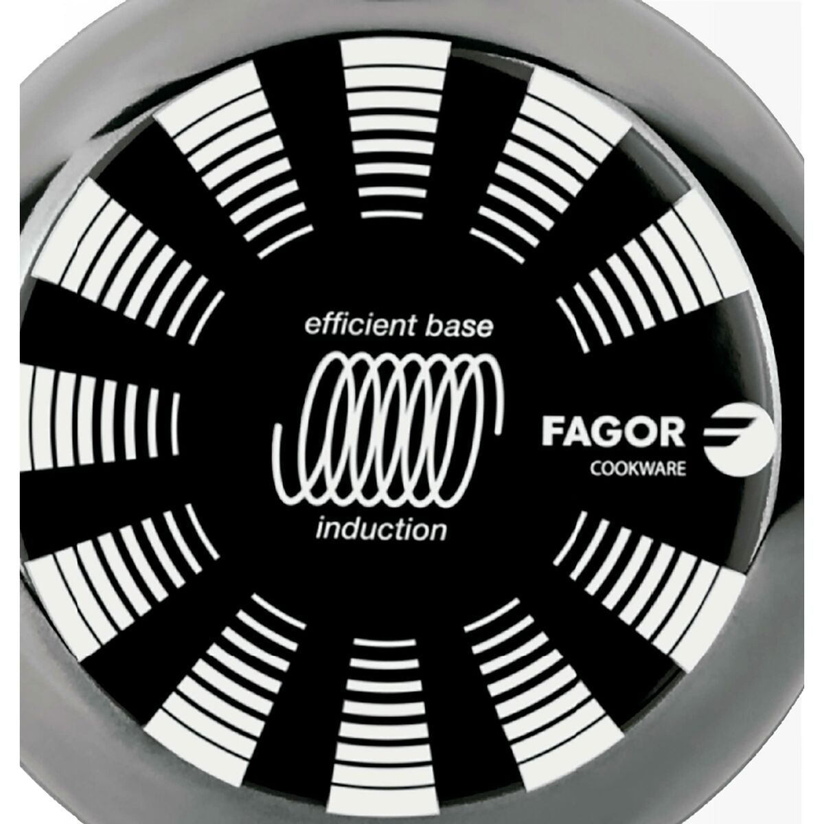 Poêle FAGOR Indutherm Noir Acier émaillé (Ø 28 cm)