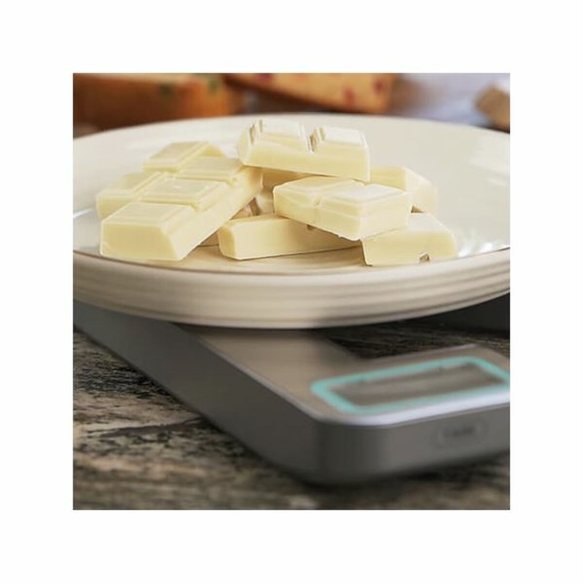 keukenweegschaal Cecotec Cook Control 10100 EcoPower Compact LCD 5 Kg Grijs