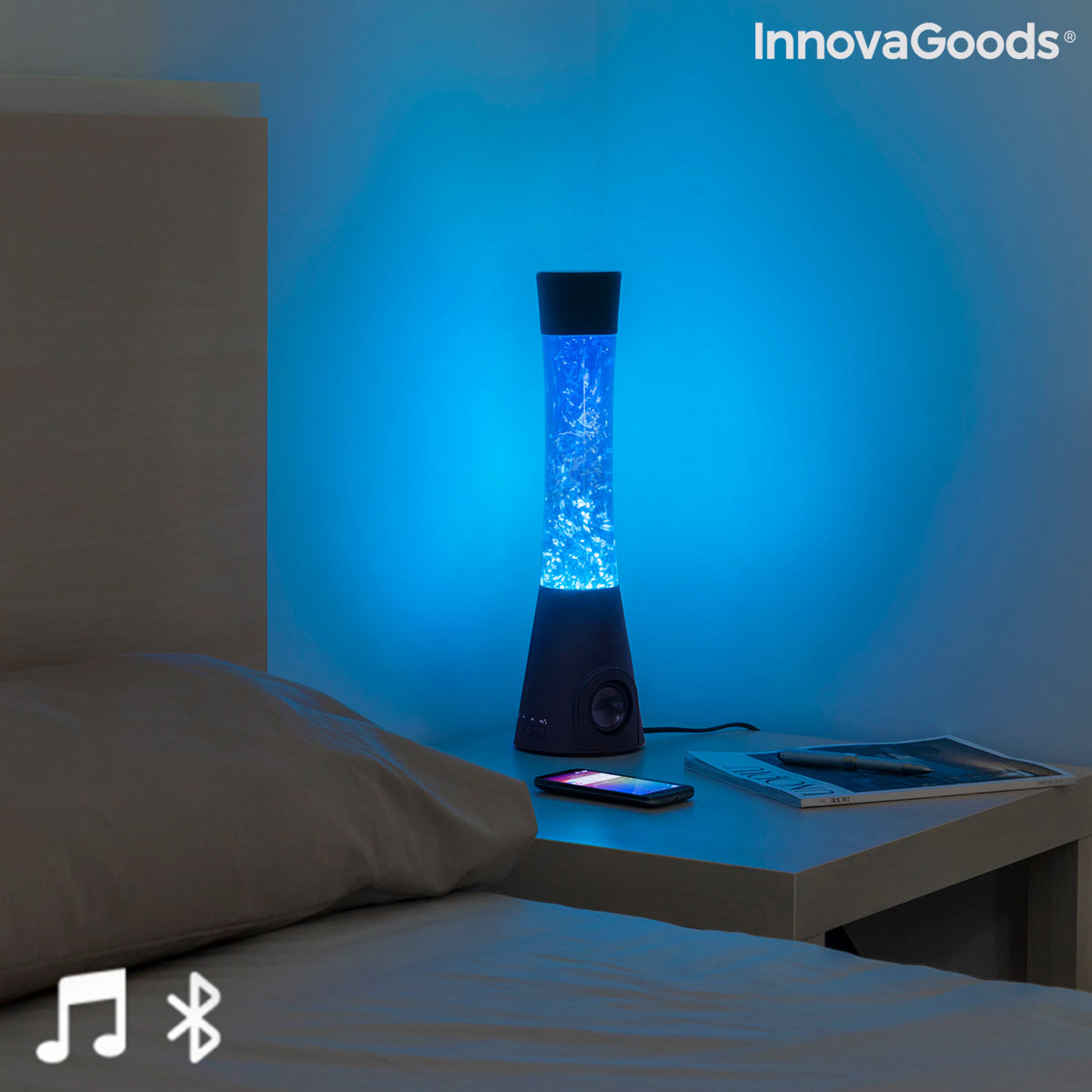 Lavalamp met Speaker en Microfoon Flow Lamp InnovaGoods