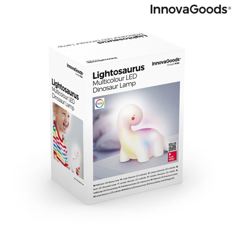 Dinosaurus Veelkleurige LED-lamp Lightosaurus InnovaGoods