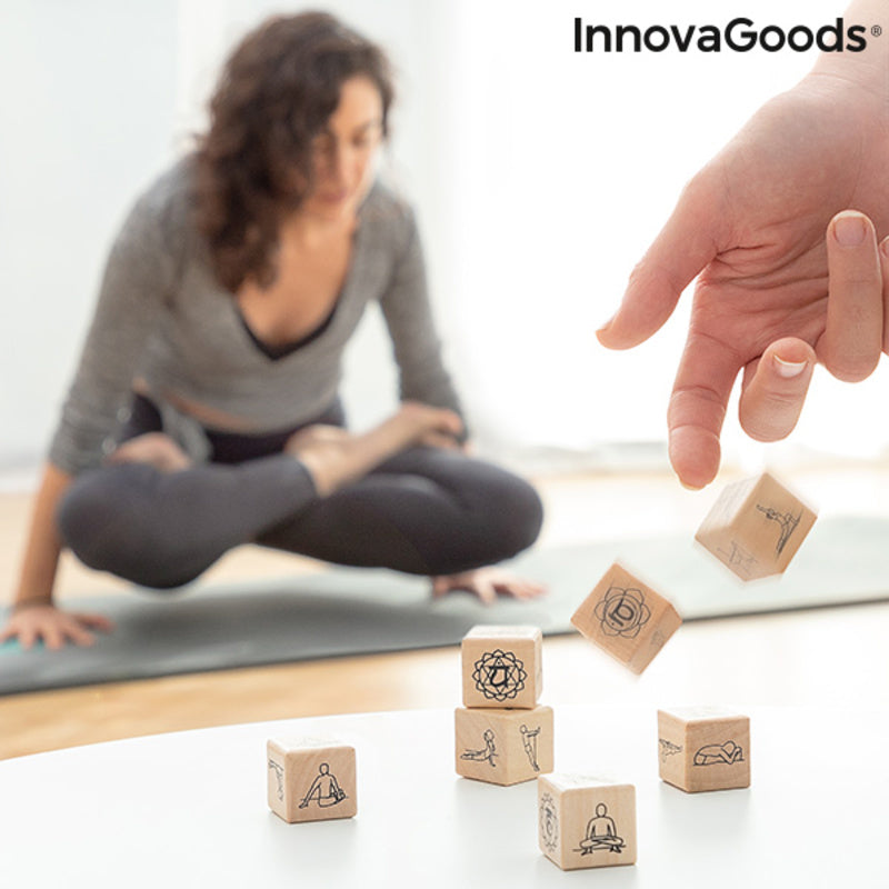 Yoga Dobbelspel Anandice InnovaGoods 7 Stuks