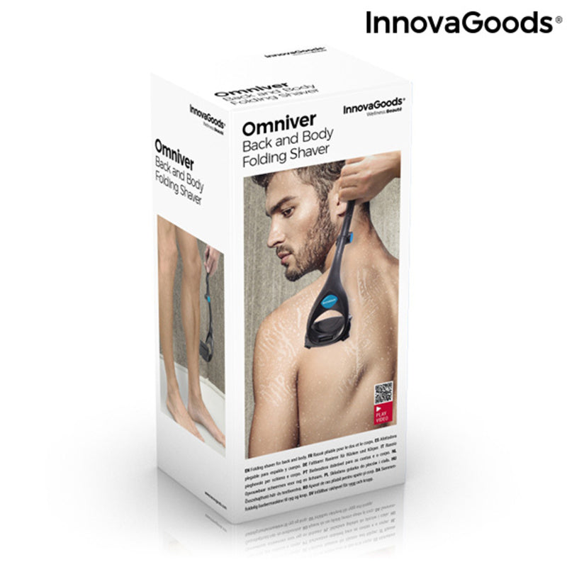 Opklapbaar scheerapparaat voor de rug en het lichaam Omniver InnovaGoods