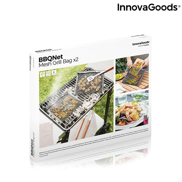 Sacs de cuisson pour barbecue BBQNet InnovaGoods (Pack de 2)
