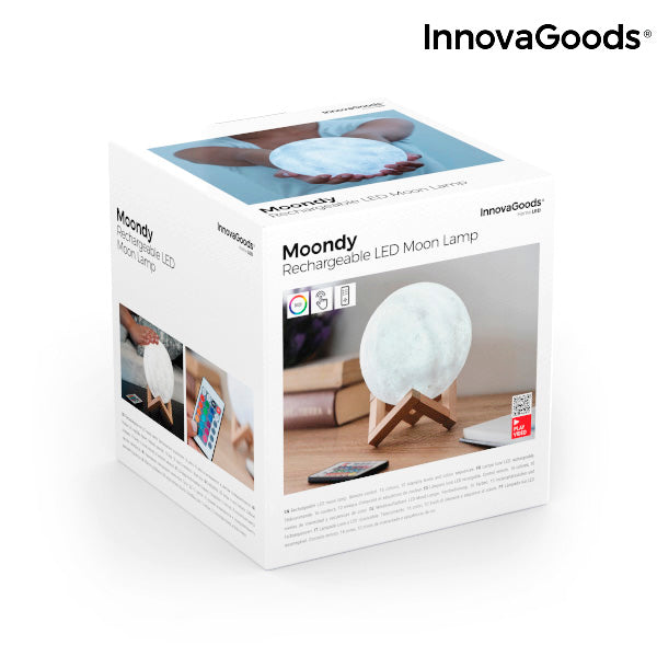 Oplaadbare Maanledlamp Moondy InnovaGoods