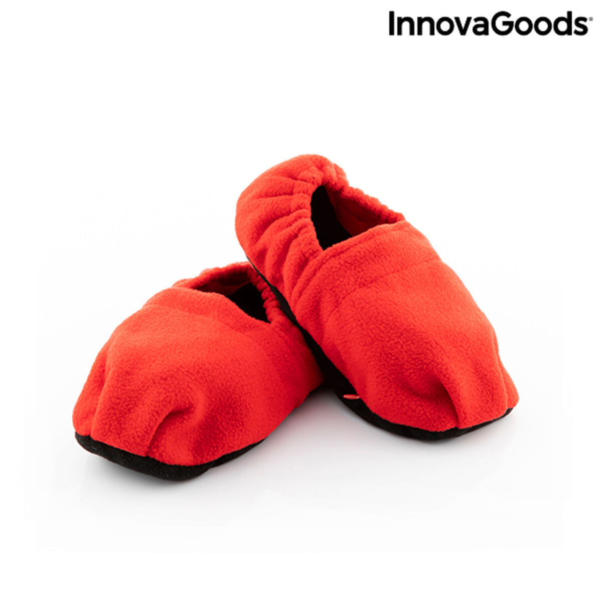 Verwarde slippers, op te warmen in de magnetron InnovaGoods Rood