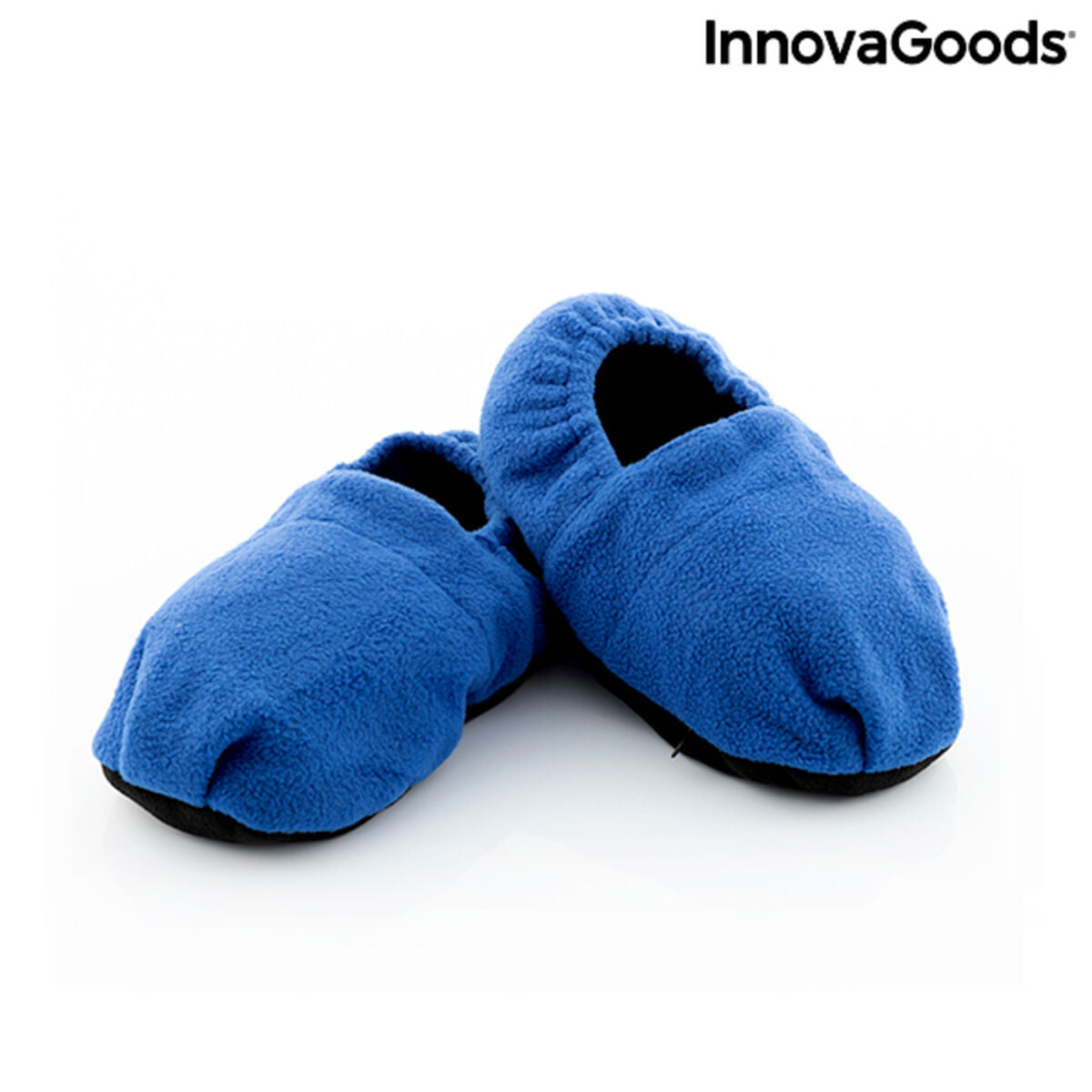 Chaussons Chauffants Micro-ondes InnovaGoods Bleu