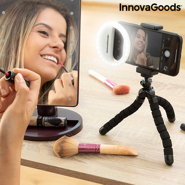 Anneau Lumineux pour Selfie Rechargeable Instahoop InnovaGoods