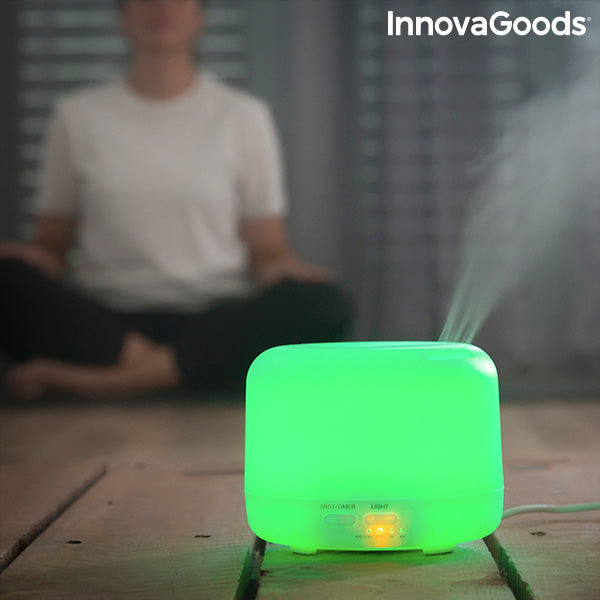 Aromaverstuiver bevochtiger met meerkleurige LED Steloured InnovaGoods