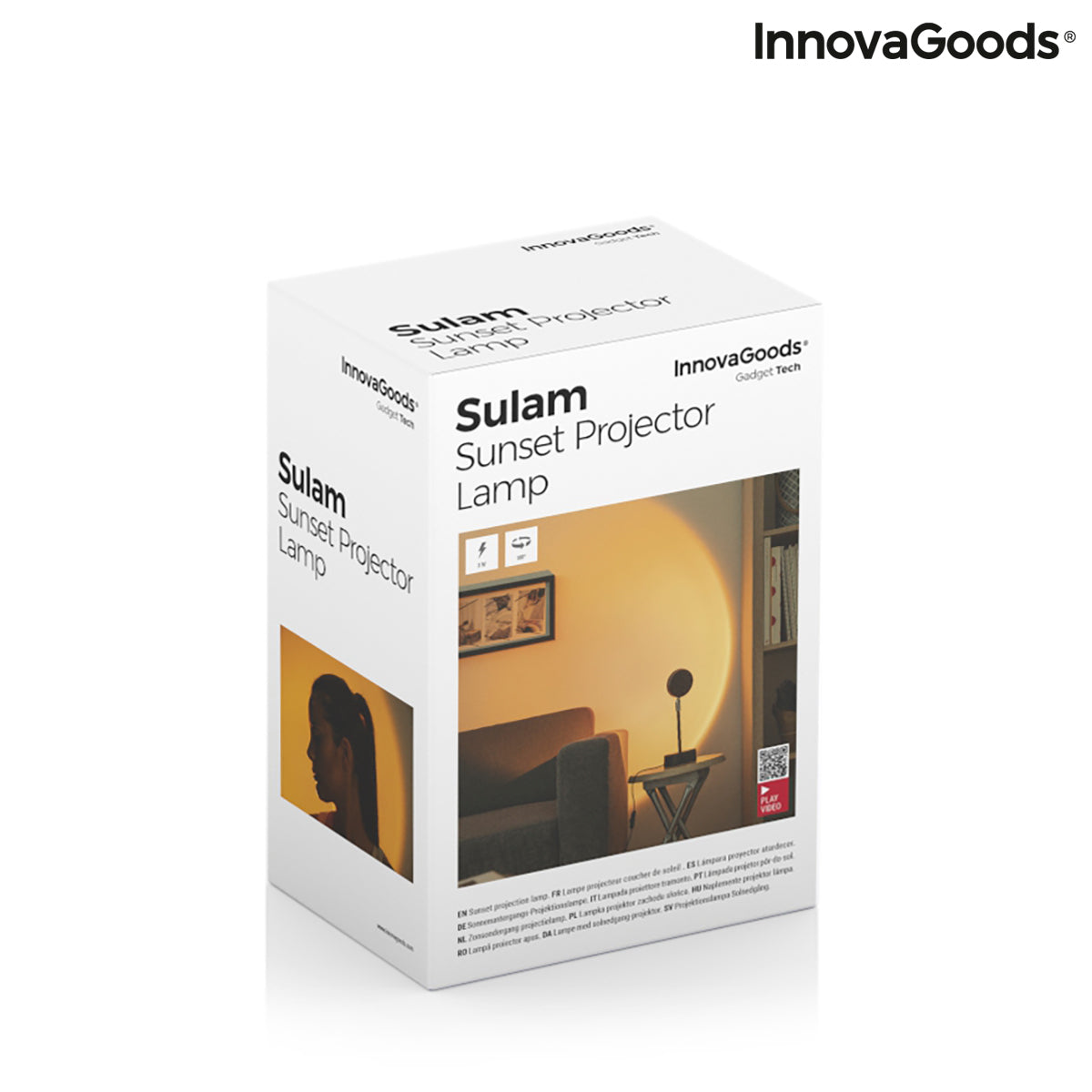 Zonsondergang-projectielamp Sulam InnovaGoods