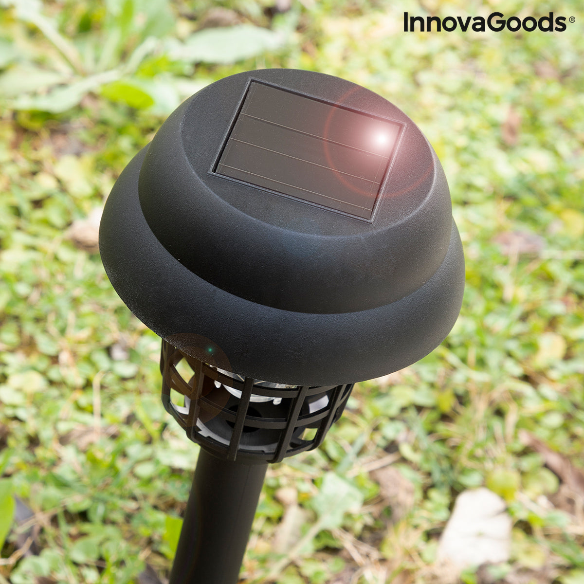 Muggendodende tuinlamp die werkt op zonne-energie Garlam InnovaGoods