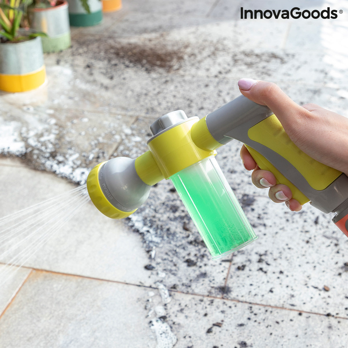 8-in-1 Drukwaterpistool met Tank Dariegger InnovaGoods