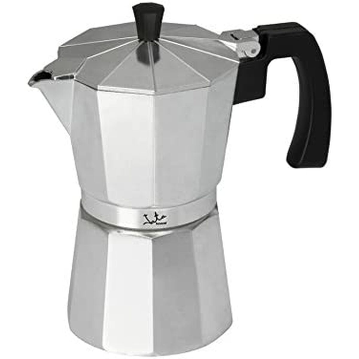 Italiaanse Koffiepot JATA CCA6          * Zilverkleurig Aluminium 6 Kopjes