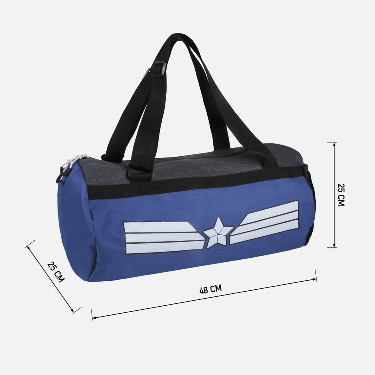 Sporttas Marvel Blauw (48 x 25 x 25 cm)