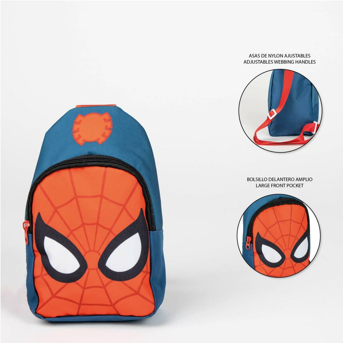 Kinderrugzak Spider-Man Schoudertas Blauw Rood 13 x 23 x 7 cm