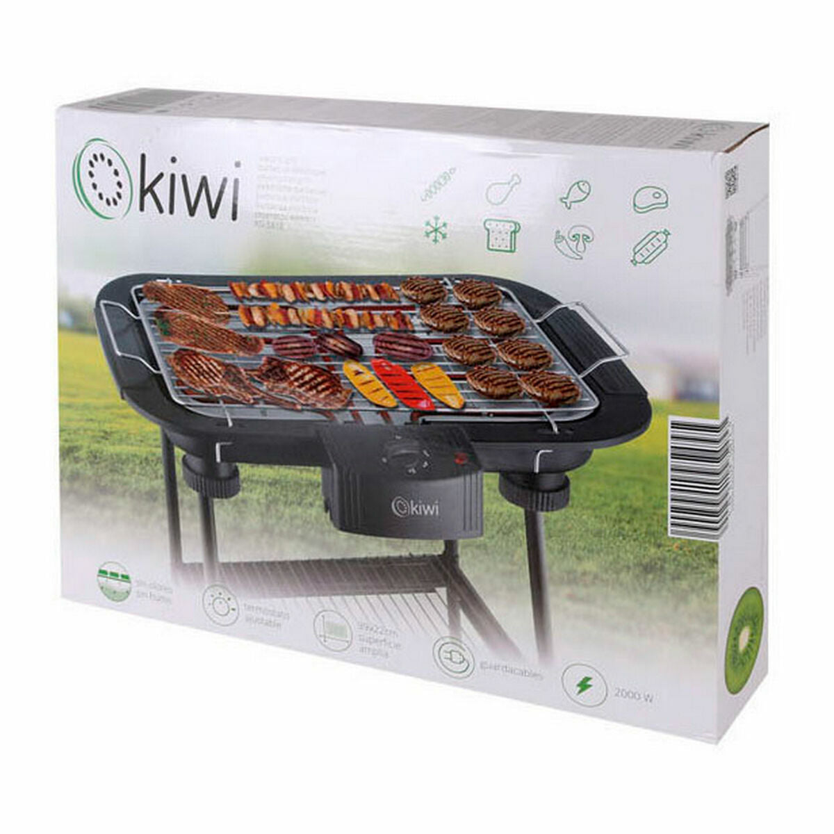 Elektrische Barbecue Kiwi 2000 W