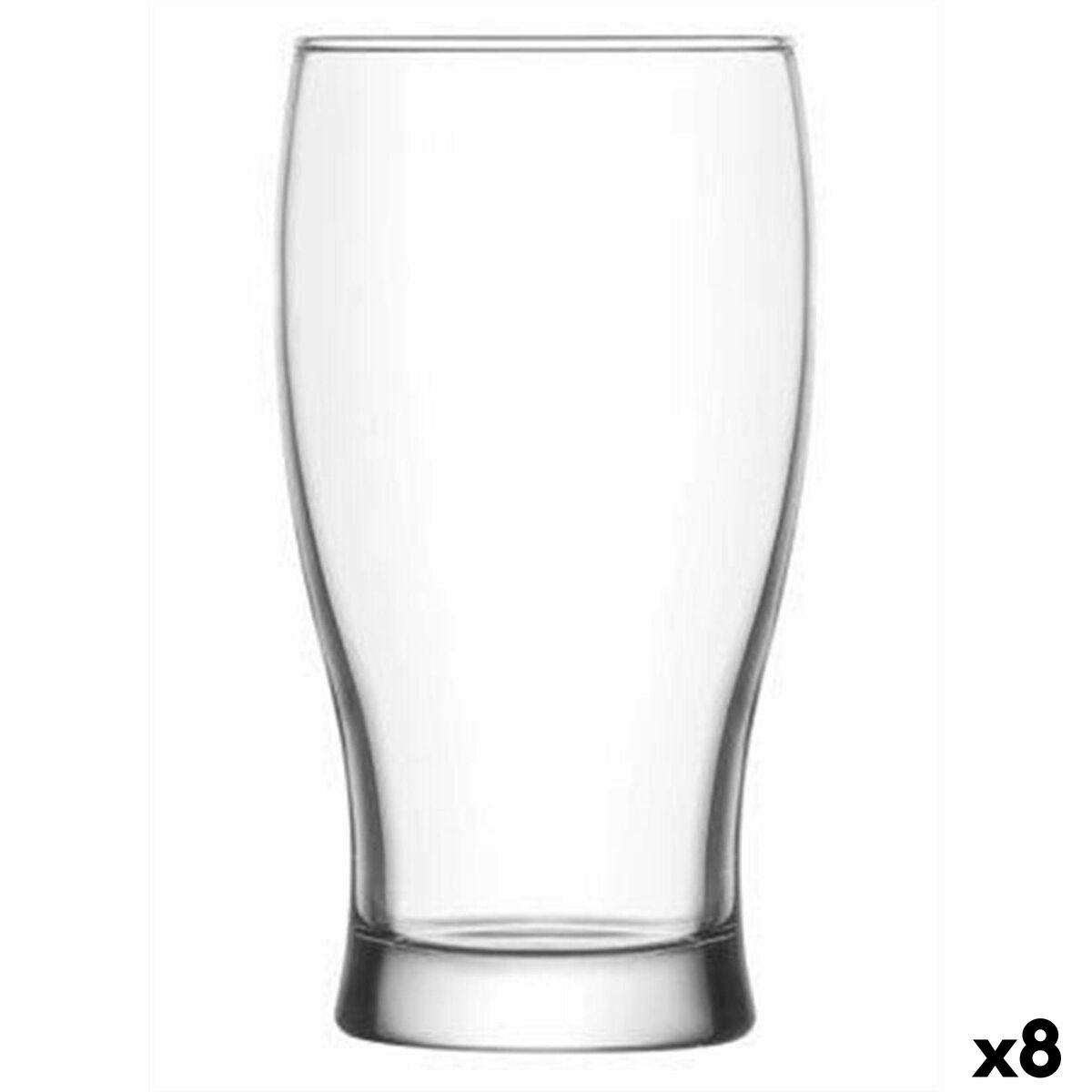 Verre à bière LAV Belek Transparent Verre 6 Pièces (8 Unités) (375 cc)