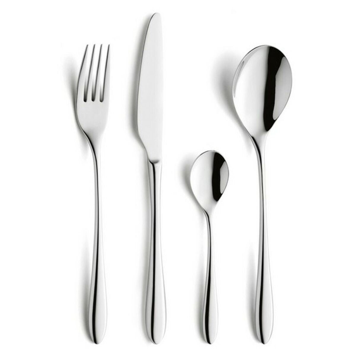 Set of Dessert Forks Amefa Cuba Steel Metal 20,2 cm