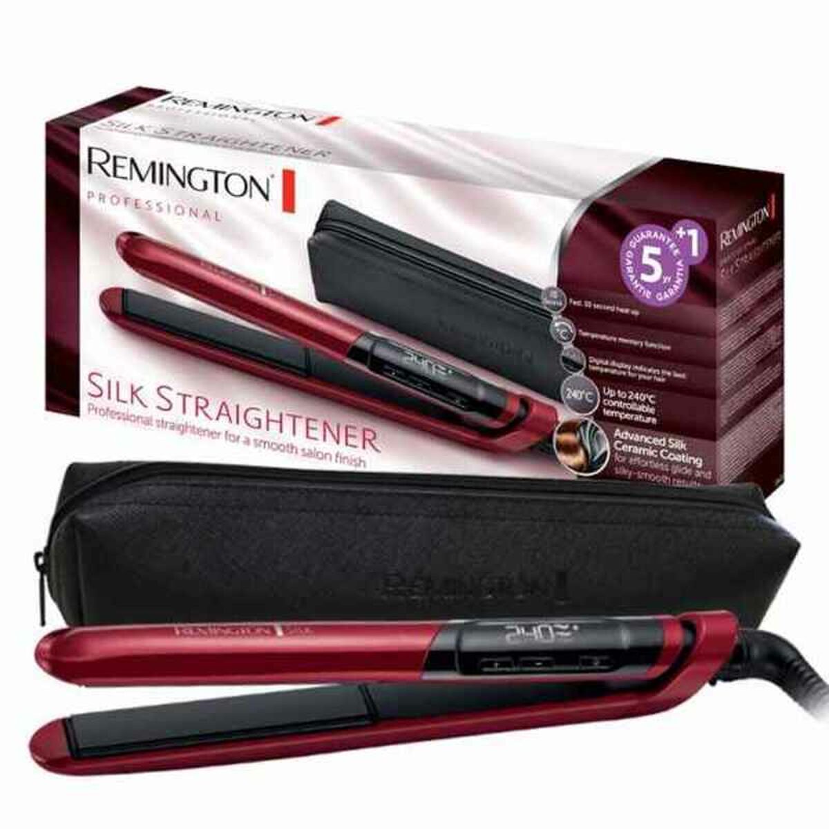 Stijltang Remington S9600 Zwart Rood Multicolour