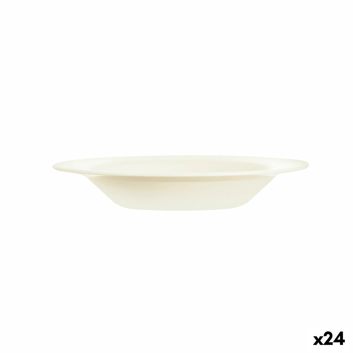 Diep bord Arcoroc Intensity Beige Glas (22 cm) (24 Stuks)