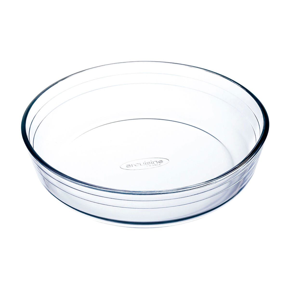 Cake Mould Ô Cuisine Ocuisine Vidrio Transparent Glass Circular 23 x 23 x 6 cm 6 Units