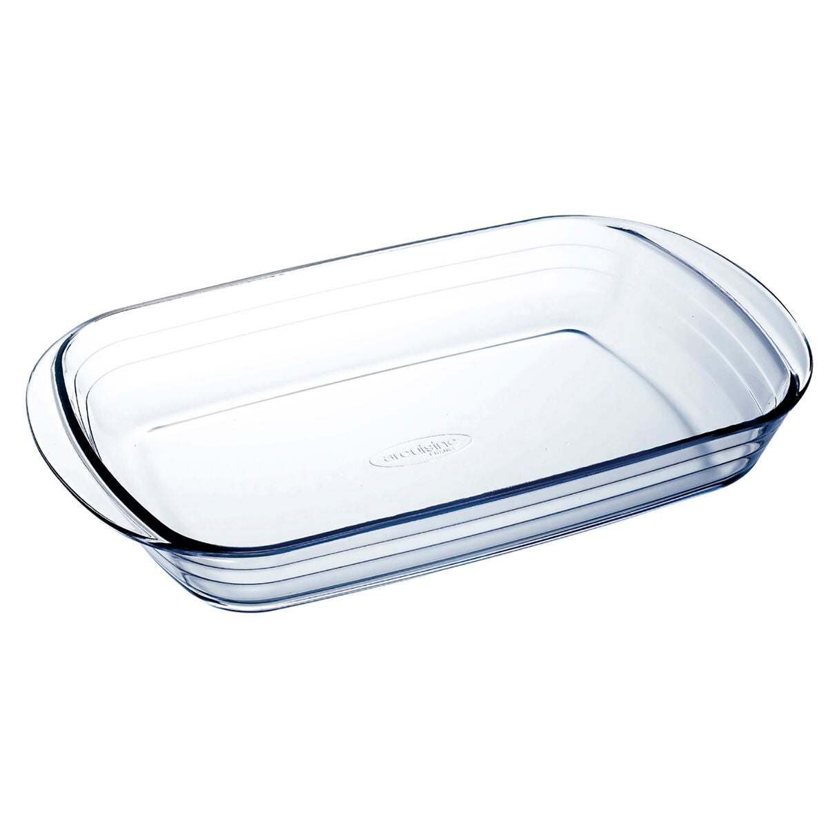 Ovenschaal Ô Cuisine   Rechthoekig 32 x 20 x 6 cm Transparant Glas (7 Stuks)