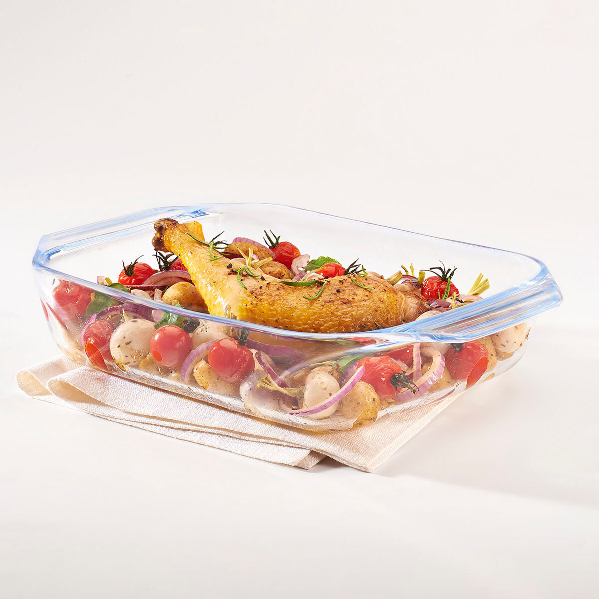 Ovenschaal Pyrex Irresistible Rechthoekig 35 x 23,1 x 6,5 cm Transparant Glas 6 Stuks