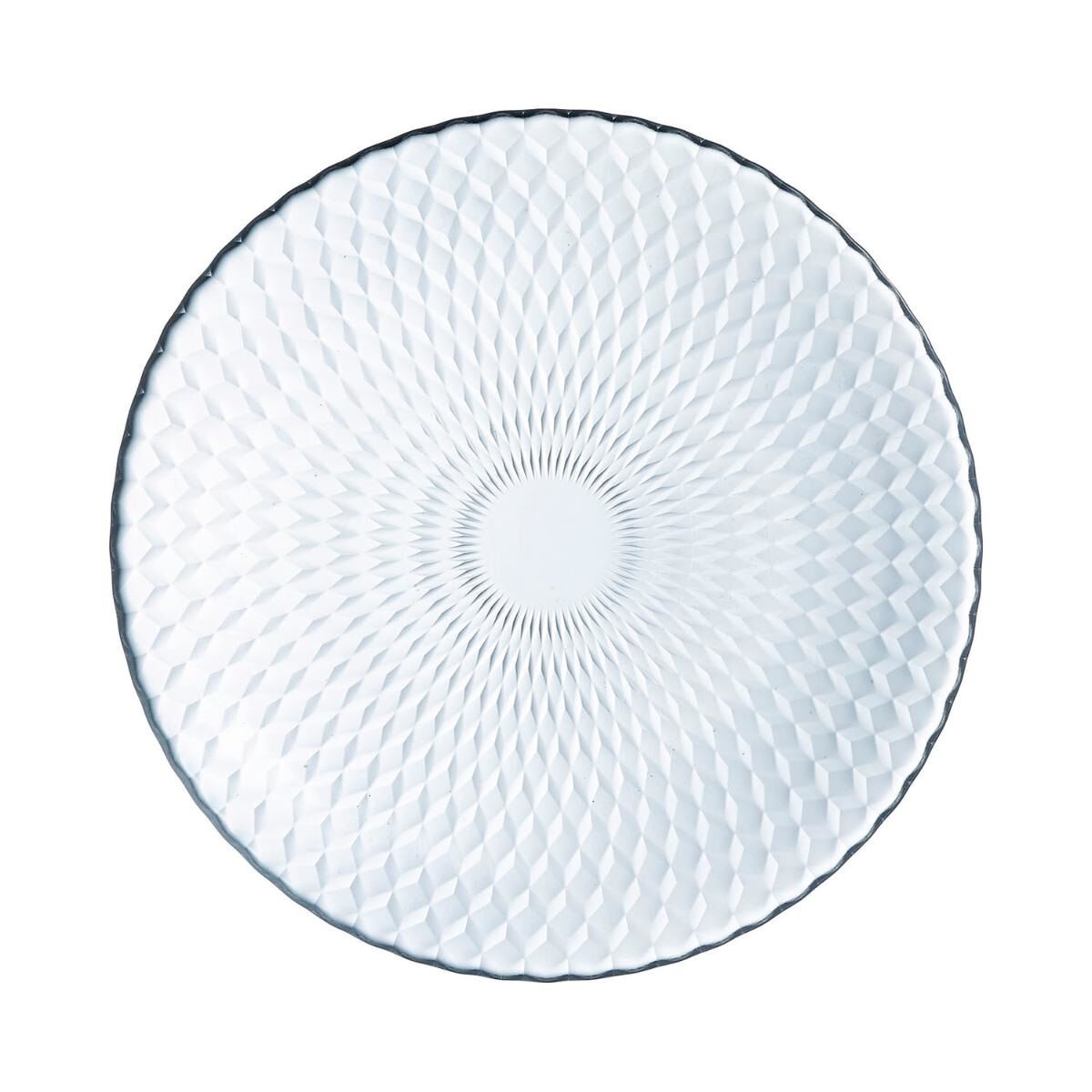 Eetbord Luminarc Pampille Clear Transparant Glas 25 cm (24 Stuks)