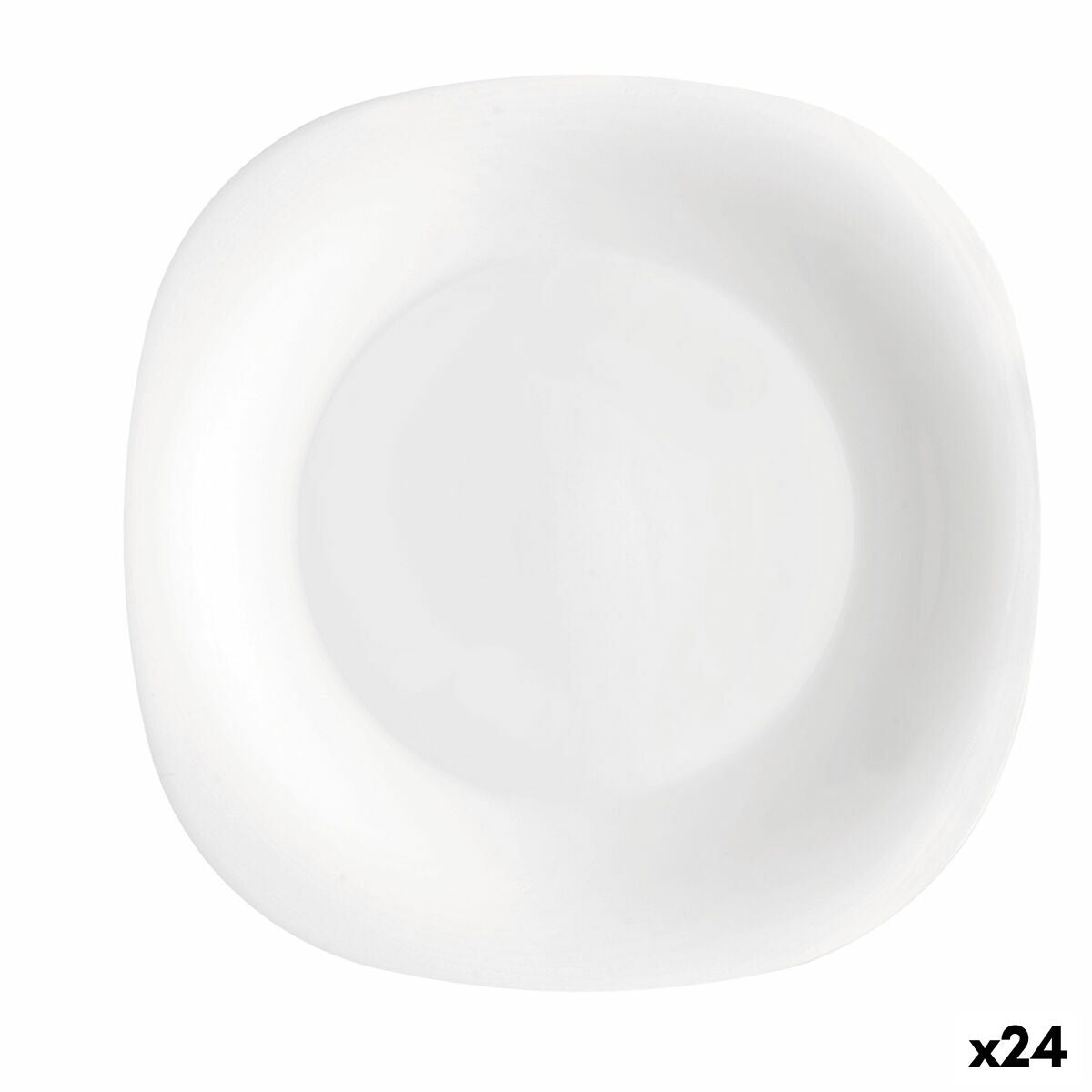 Dessertbord Bormioli Rocco Parma Wit Glas 20 cm (24 Stuks)