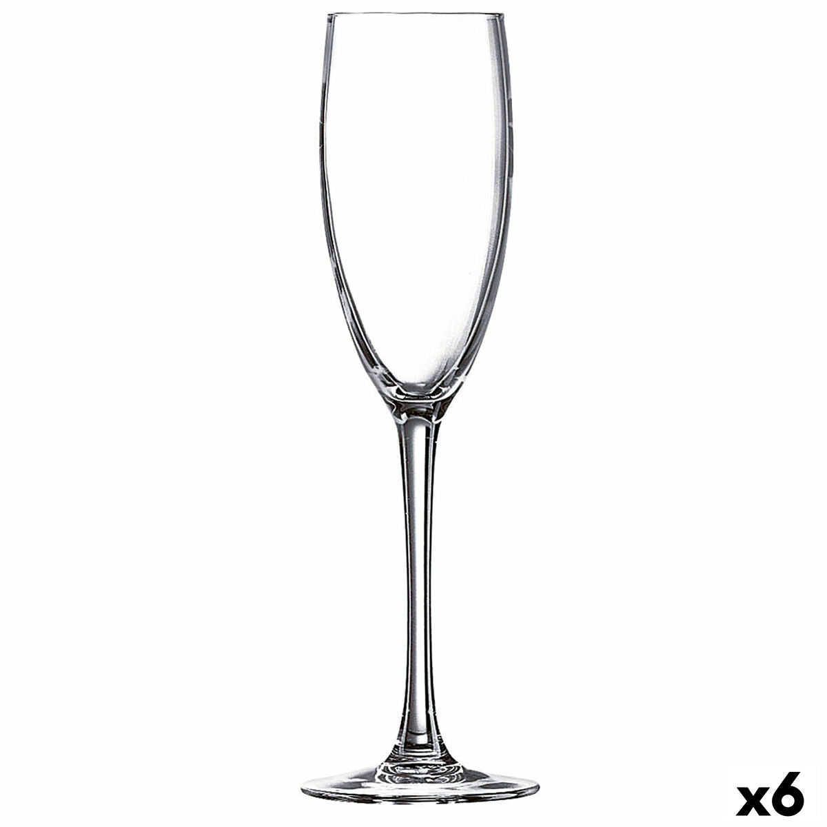 Coupe de champagne Luminarc La Cave Transparent verre (160 ml) (6 Unités)