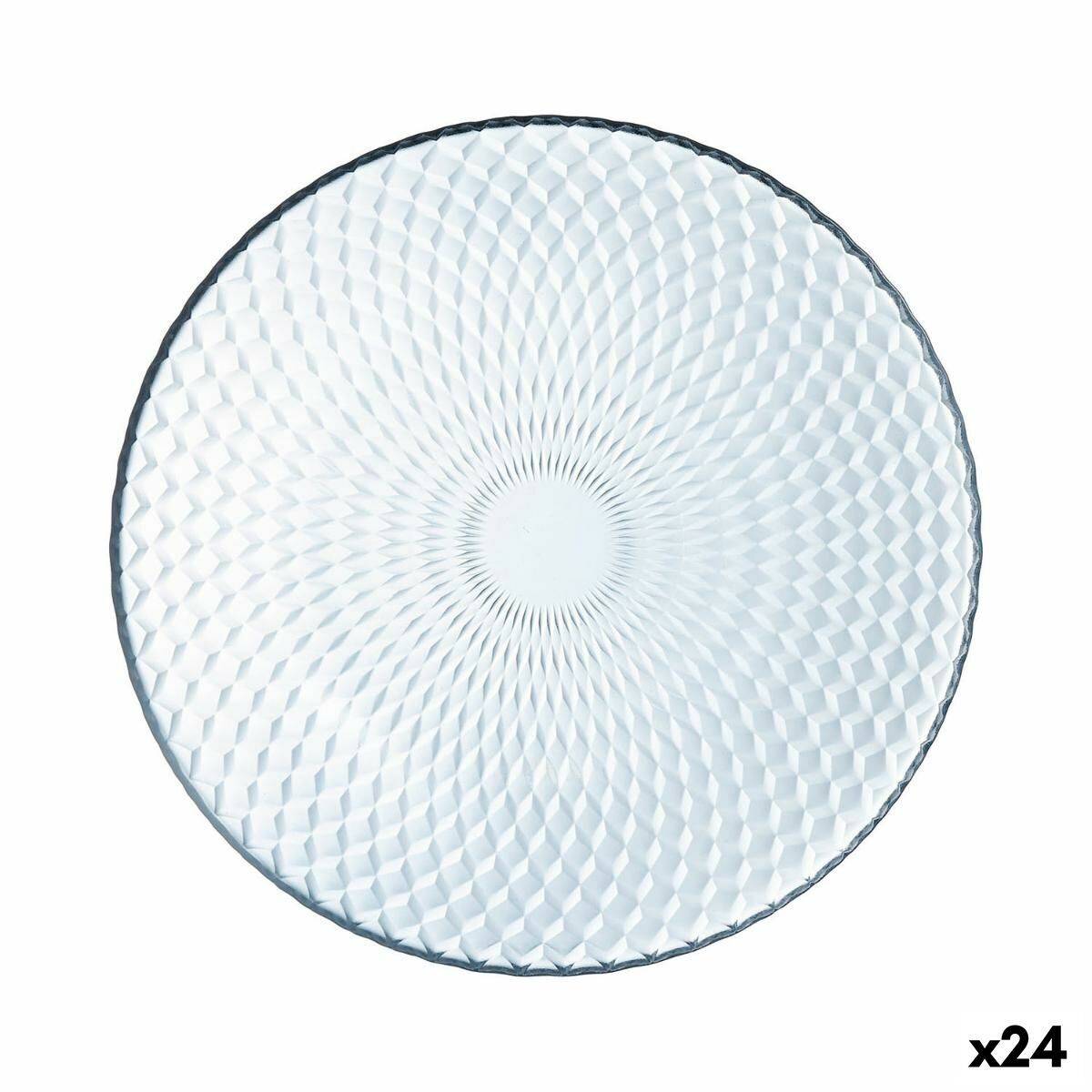 Dessertbord Luminarc Pampille Clear Transparant Glas 19 cm (24 Stuks)