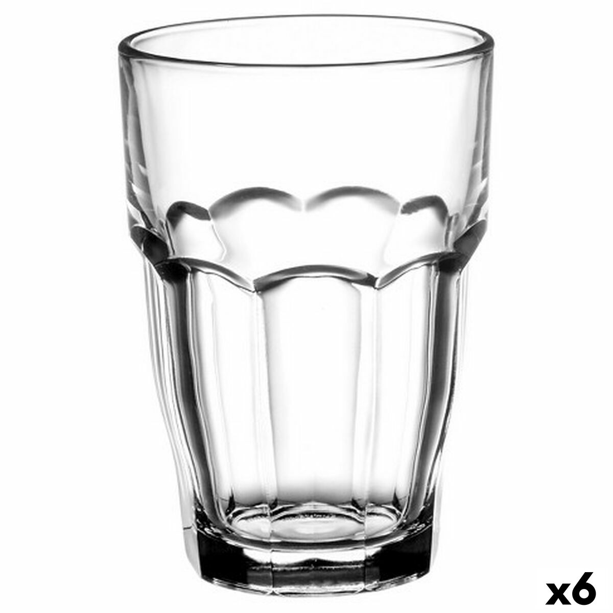 Glas Bormioli Rocco Rock Bar Transparant Glas 470 ml (6 Stuks)