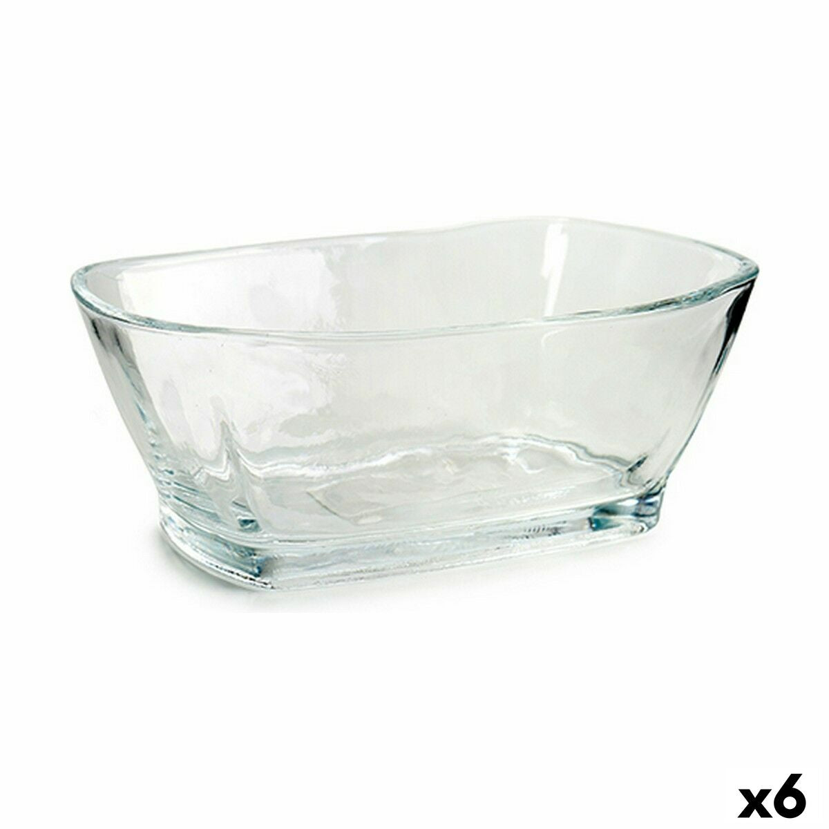 Bowl Transparent Glass 340 ml (6 Units)