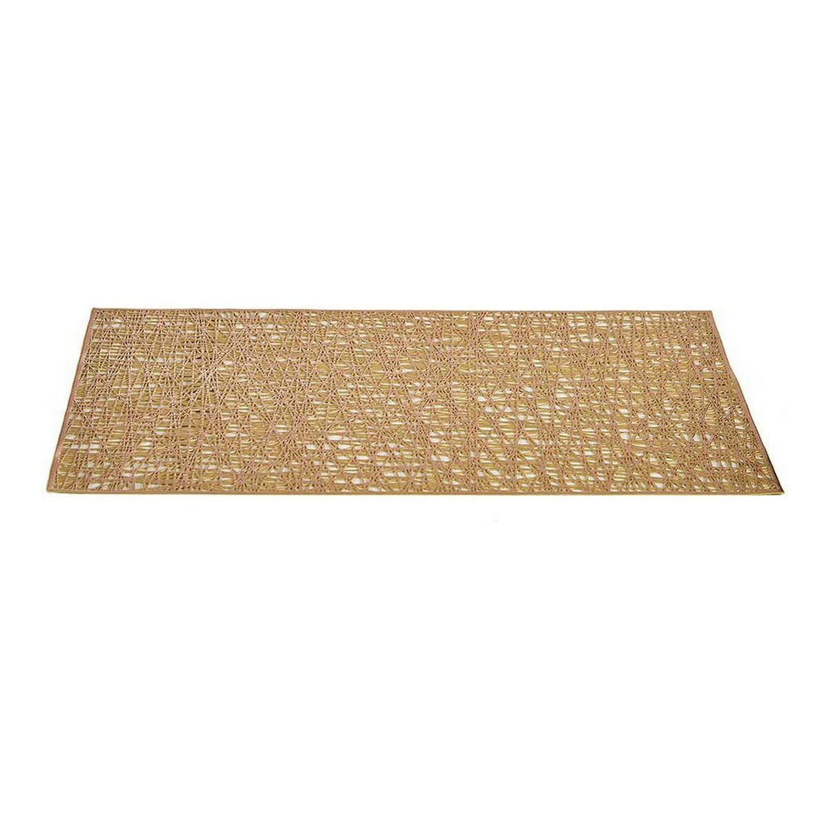 Placemat Gouden Plastic (45 x 0,01 x 30 cm) (12 Stuks)