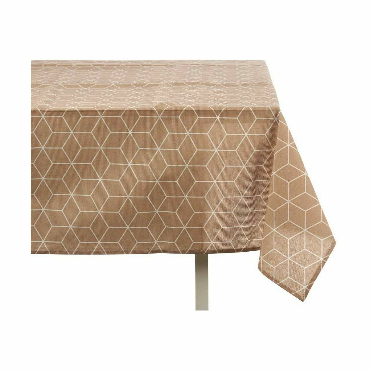 Nappe toile Antitaches Abstrait 140 x 180 cm Beige (10 Unités)