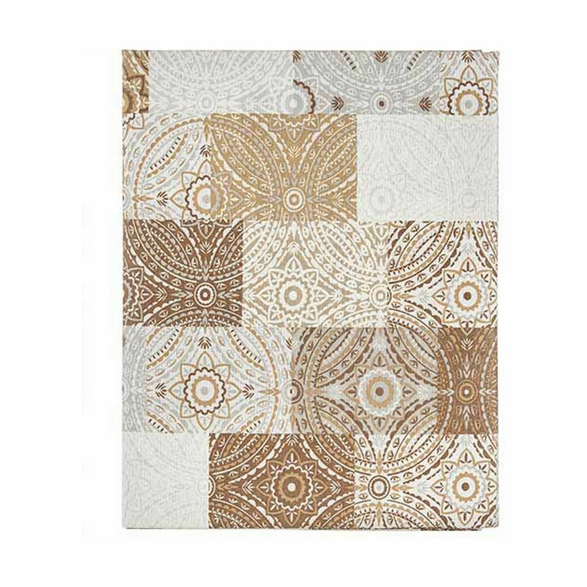 Nappe toile Antitaches Carrelage 140 x 180 cm Beige (6 Unités)