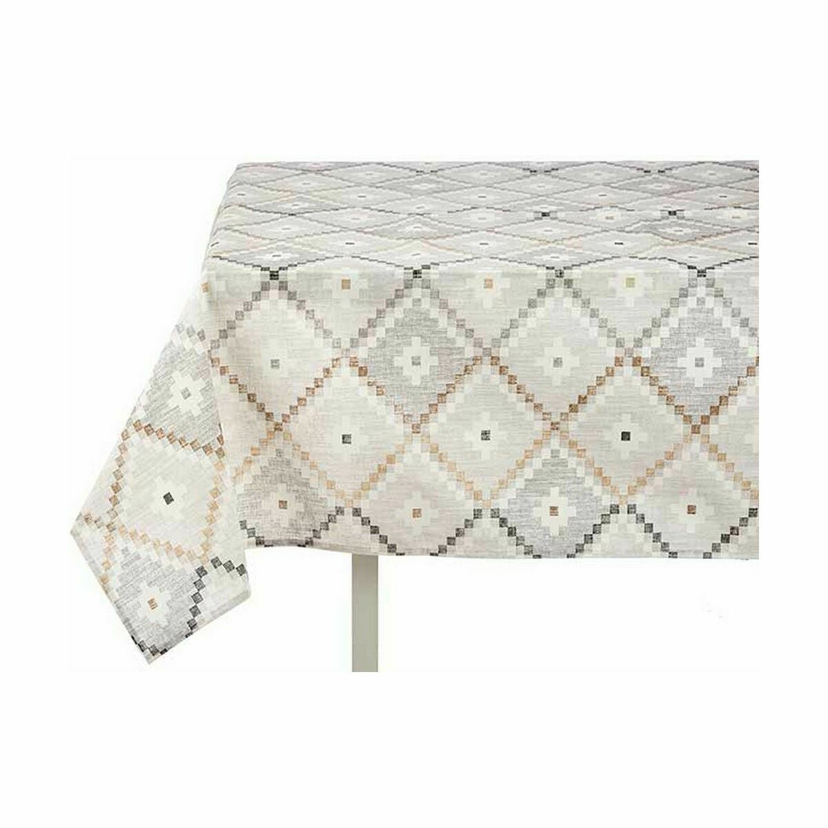 Nappe toile Antitaches Losanges 140 x 180 cm Beige (6 Unités)