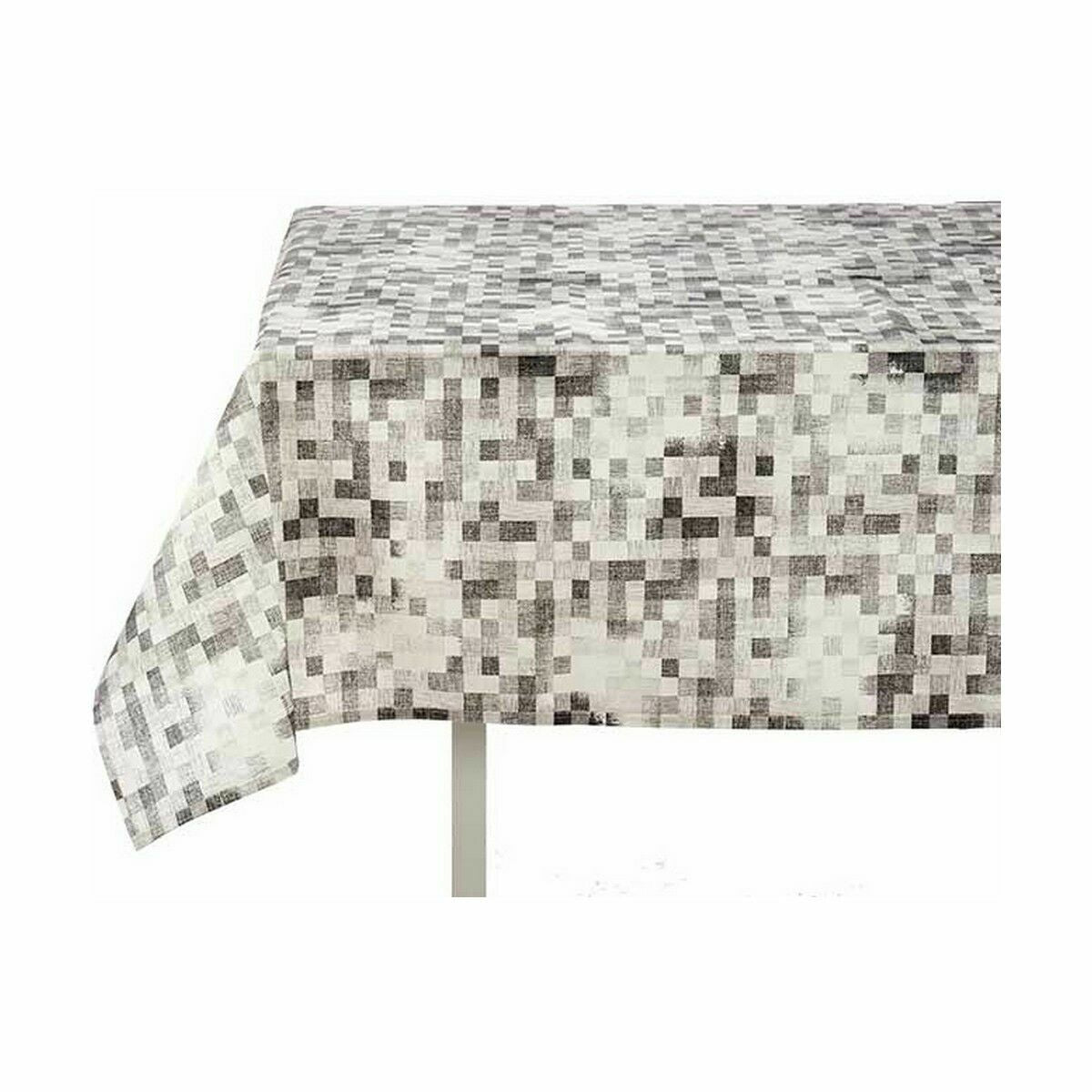 Nappe toile Antitaches Carreaux 140 x 180 cm Gris (6 Unités)