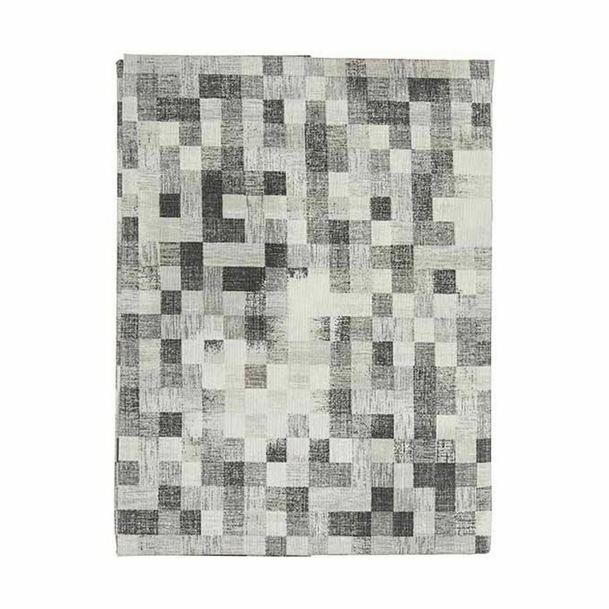 Nappe toile Antitaches Carreaux 140 x 180 cm Gris (6 Unités)