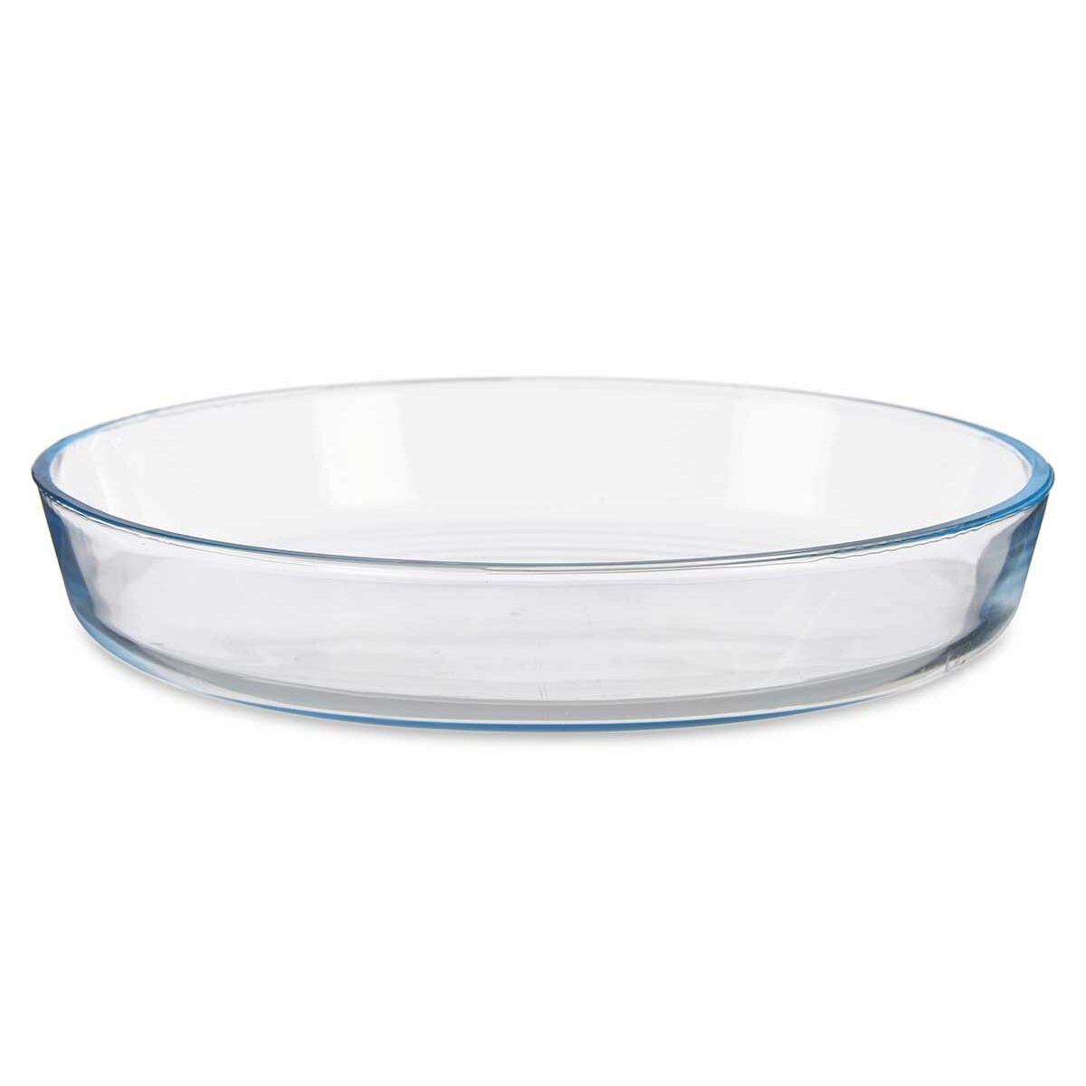 Plateau pour Four Transparent Verre Borosilicaté 25,5 x 4,5 x 25,5 cm (6 Unités)