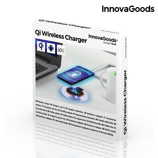 Qi Draadloze Oplader voor Smartphones InnovaGoods