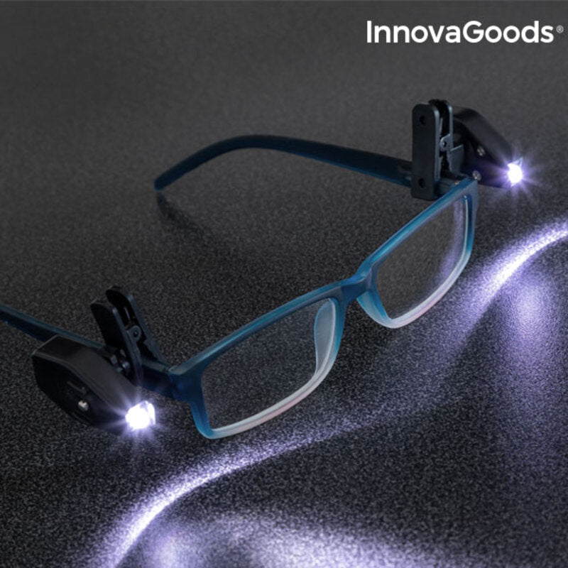 360º Ledclip voor Brillen InnovaGoods 2 Stuks