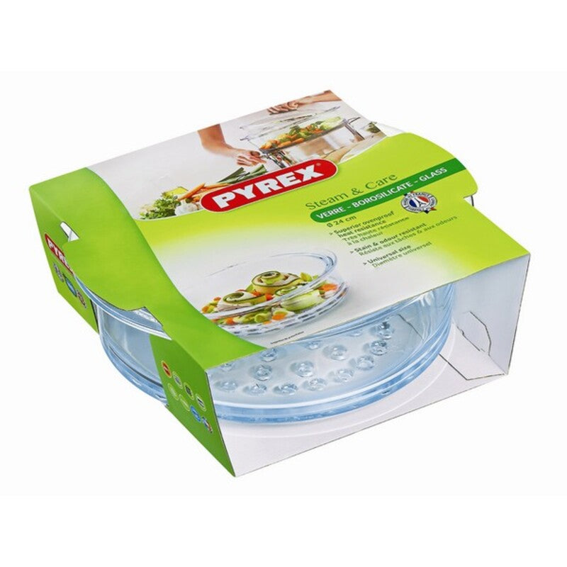 Plat de Four Pyrex Steam&Care Transparent verre