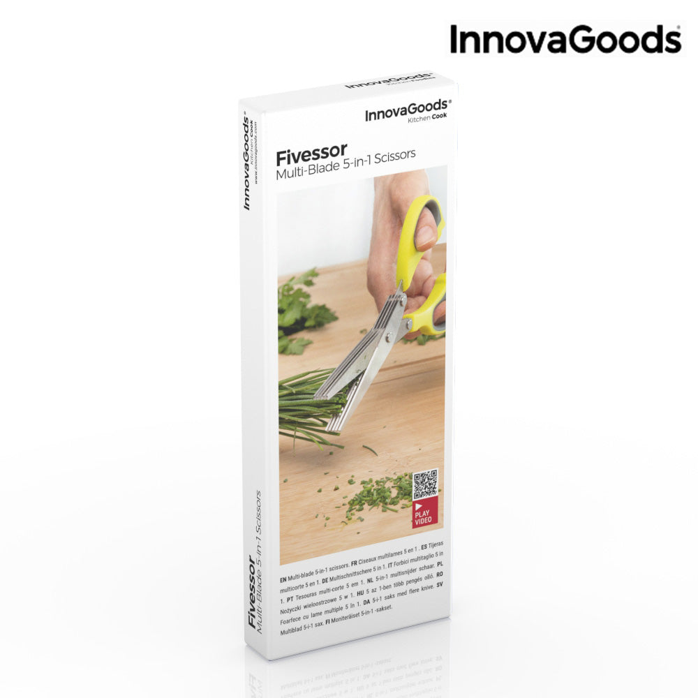 Ciseaux de Cuisine Multi-Coupe 5 en 1 Fivessor InnovaGoods